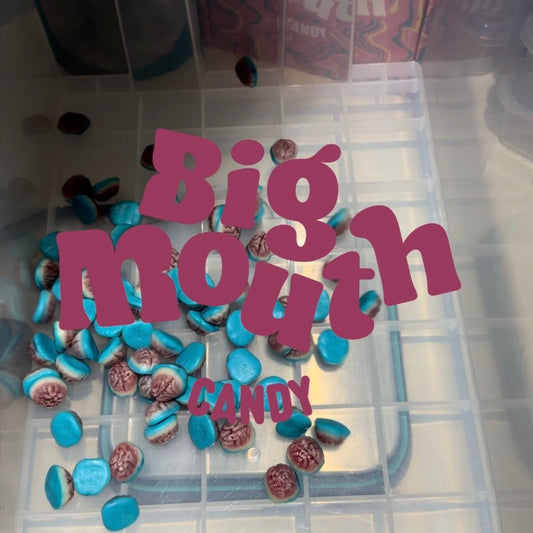 Large mixing tub filled with colourful pick and mix sweets at Big Mouth Candy in Royal Hillsborough