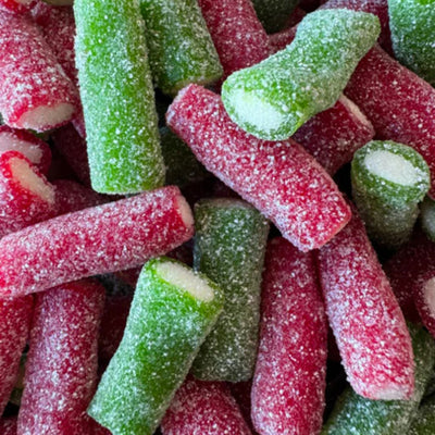 Fizzy Strawberry and Apple Bites