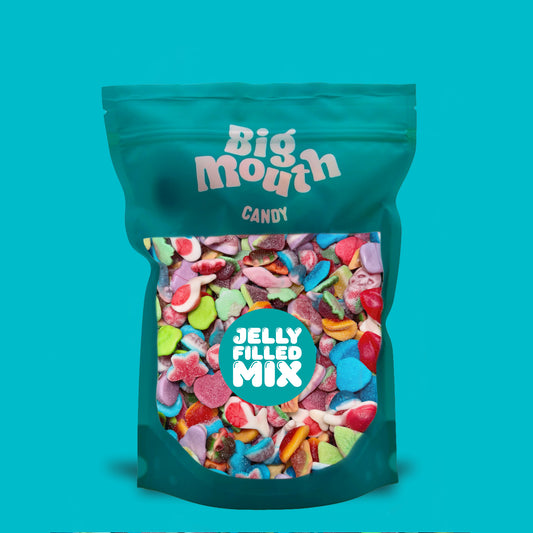 Big Mouth Candy jelly filled pick and mix sweets bag with colourful jelly centre sweets