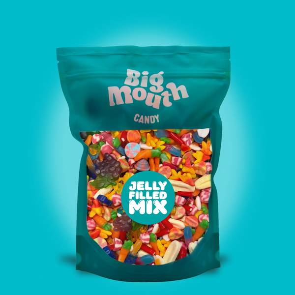 Big Mouth Candy jelly pick and mix sweets bag packed with soft fruity jelly sweets