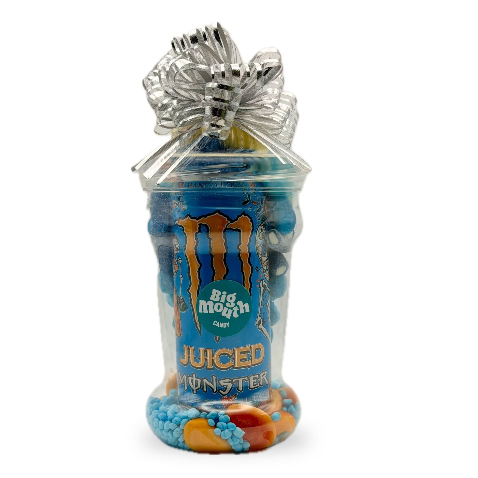 Blue novelty pick and mix sweets gift cup filled with assorted candy from Big Mouth Candy.