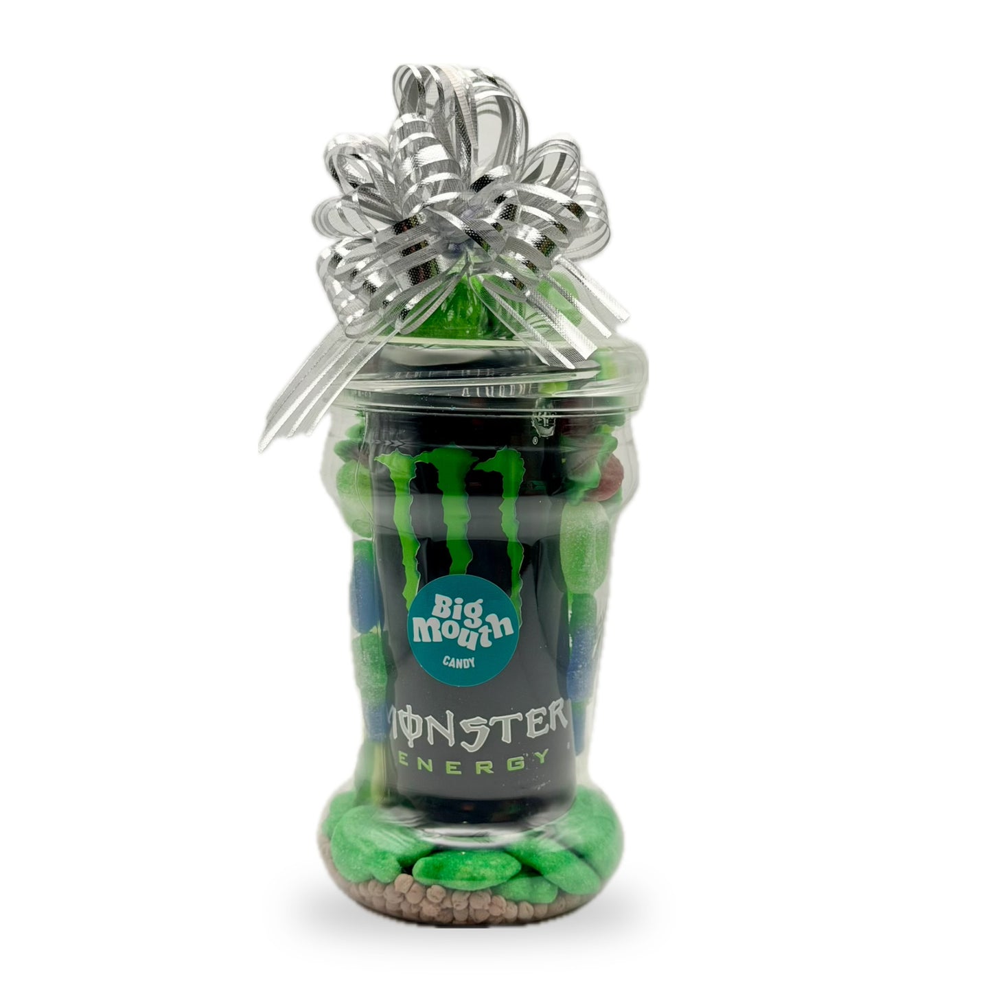 Green novelty pick and mix sweets gift cup filled with assorted candy from Big Mouth Candy