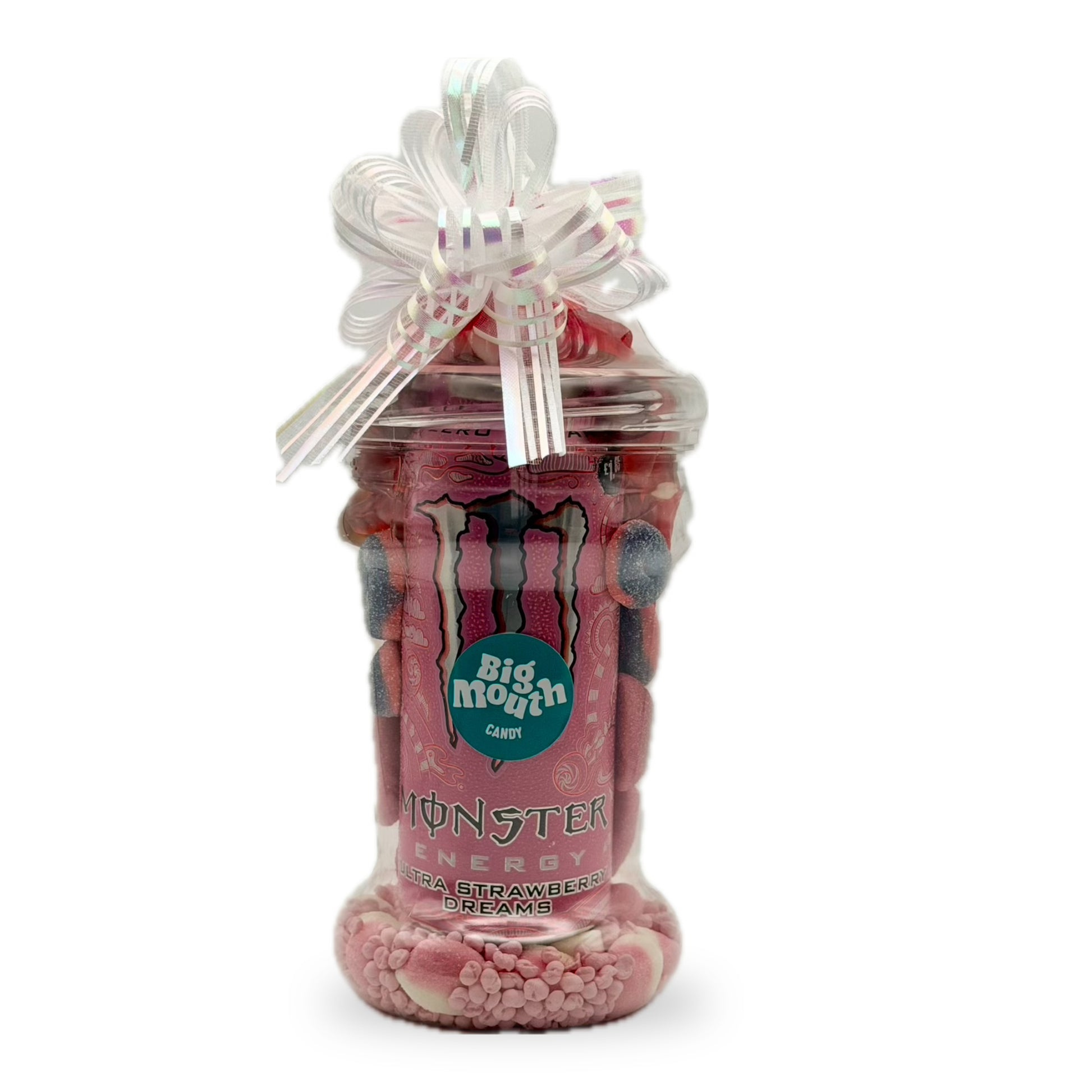pink novelty pick and mix sweets gift cup filled with assorted candy from Big Mouth Candy.