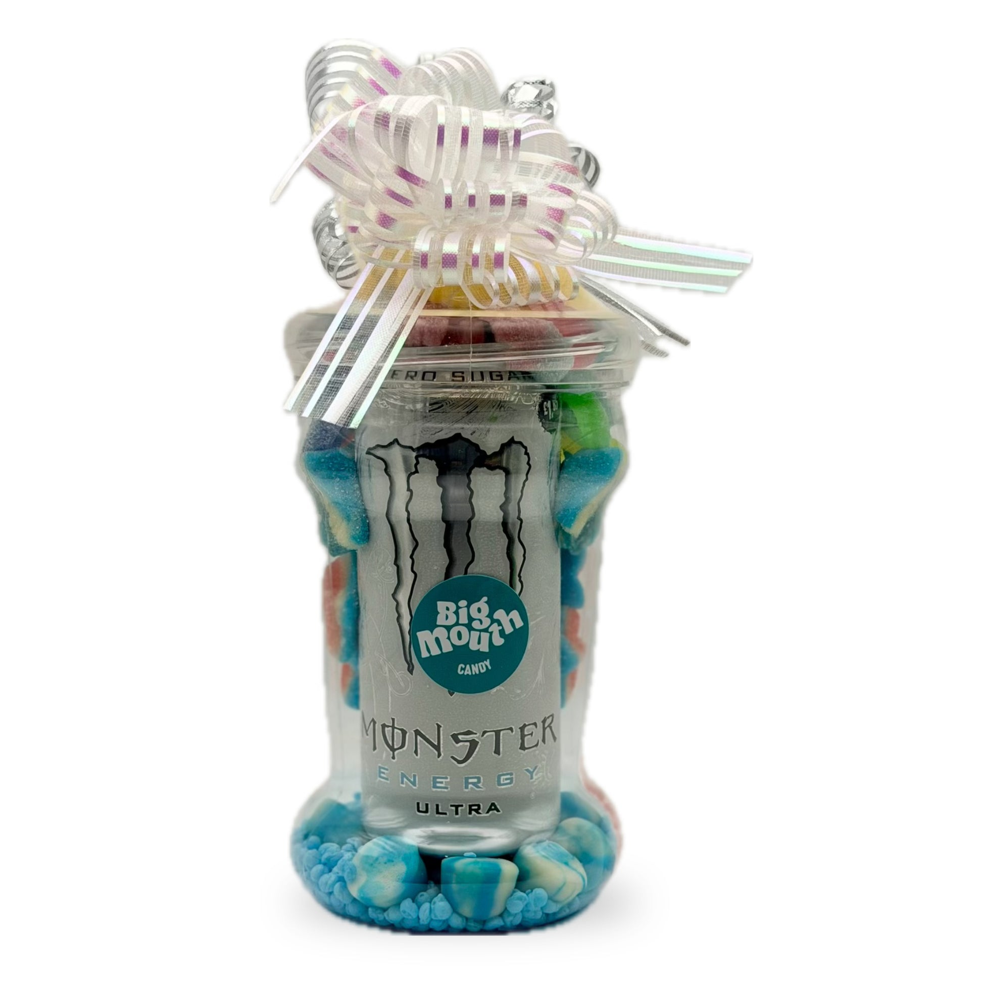 Silver novelty pick and mix sweets gift cup filled with assorted candy from Big Mouth Candy