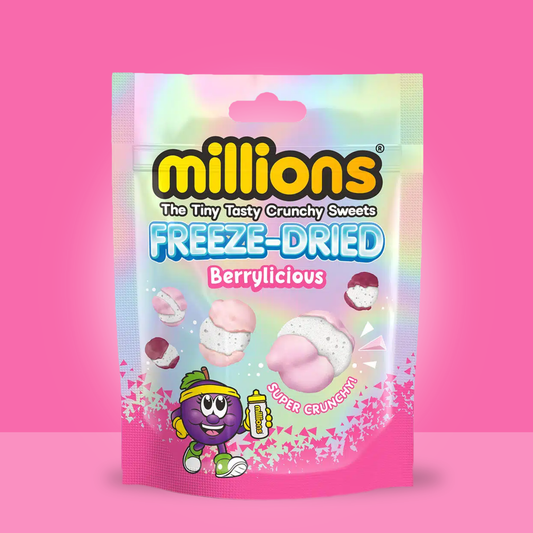 Millions Freeze Dried Berrylicious crunchy berry sweets