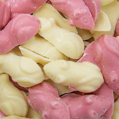 Hannah's Pink & White Mice